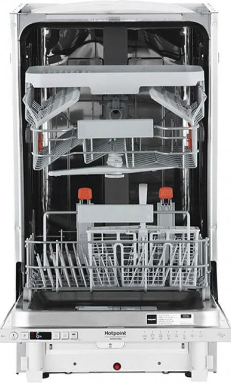 Посудомийна машина Hotpoint Ariston Вбудована 44,8х82х55,5 см Срібляста 10 комплектів