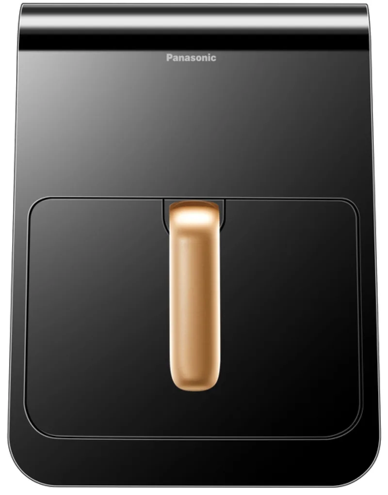 Мультифункційна піч Panasonic 1450 Вт, ємність 6 л, сенсорне керування, 11 автоматичних програм, пластиковий корпус, чорний з сині