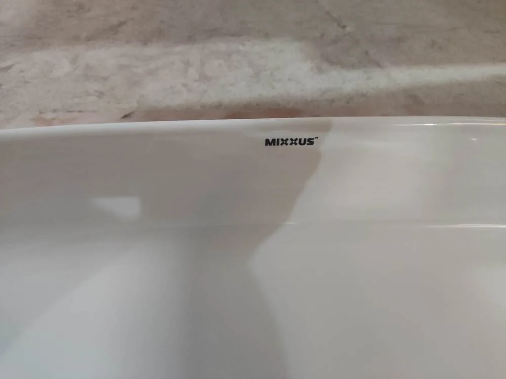 Раковина накладна  Mixxus Premium 610х375х120 мм санітарна порцеляна біла