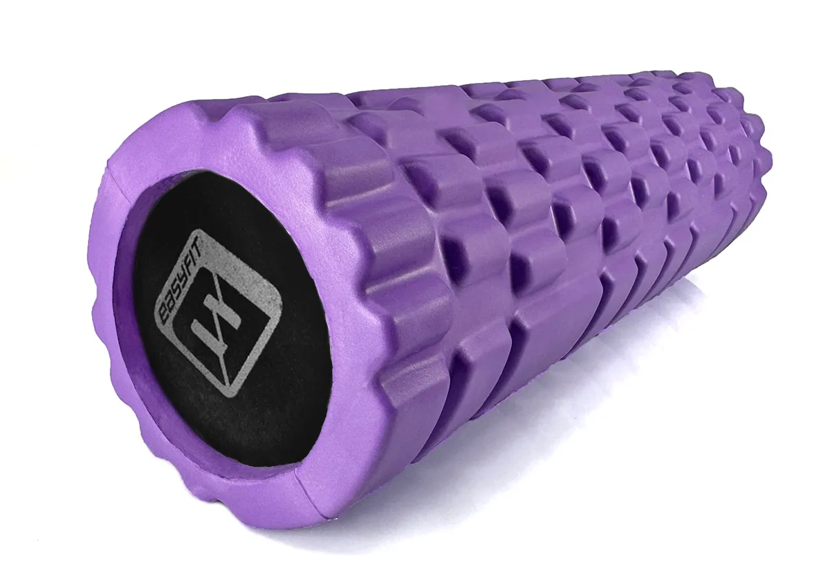 Масажний роллер EasyFit EVA 30 см фіолетовий