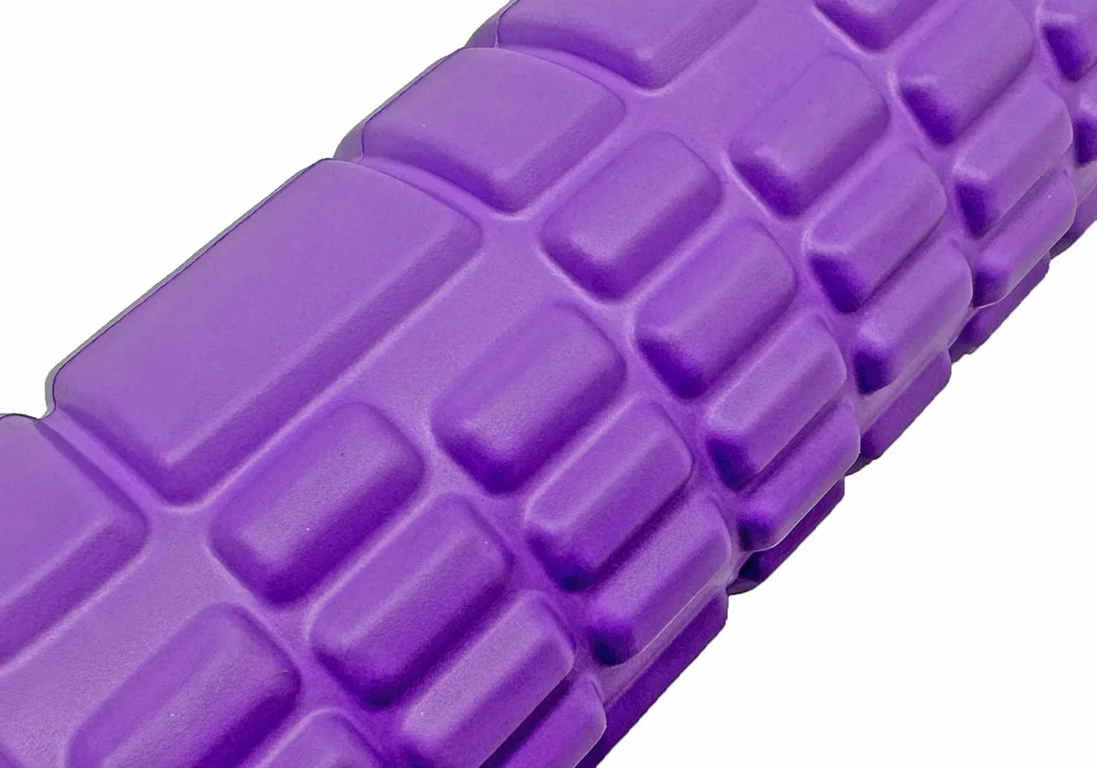 Масажний роллер EasyFit EVA 30 см фіолетовий