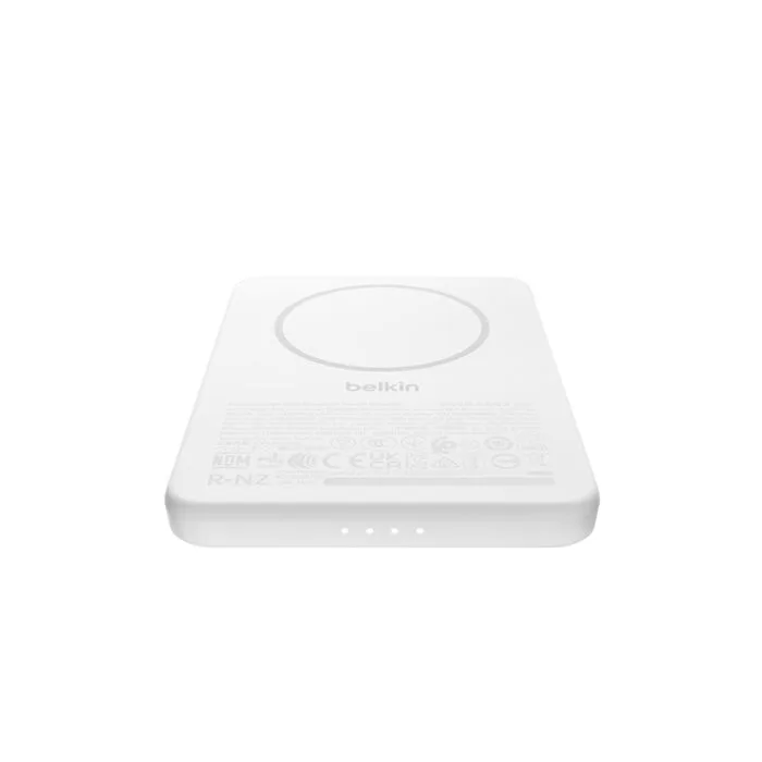 Акумулятор портативний Belkin літій-іонний 5000 мА·год Slim Magnetic білий