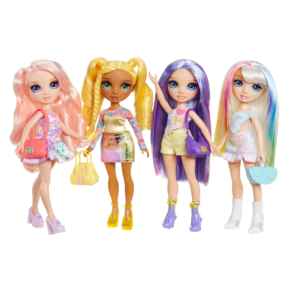 Лялька Rainbow High комбіновані матеріали 27 см рожевий