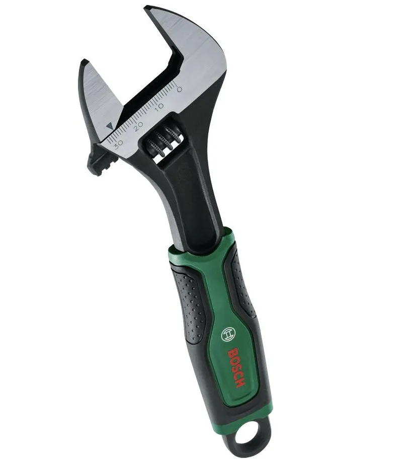Регульований ключ Bosch, діапазон 0-32 мм, довжина 208 мм, CrV.