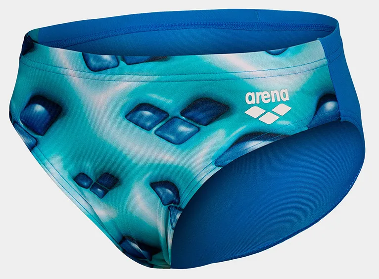 Плавки Arena 100% поліестер 152 см білий зелений бірюзовий