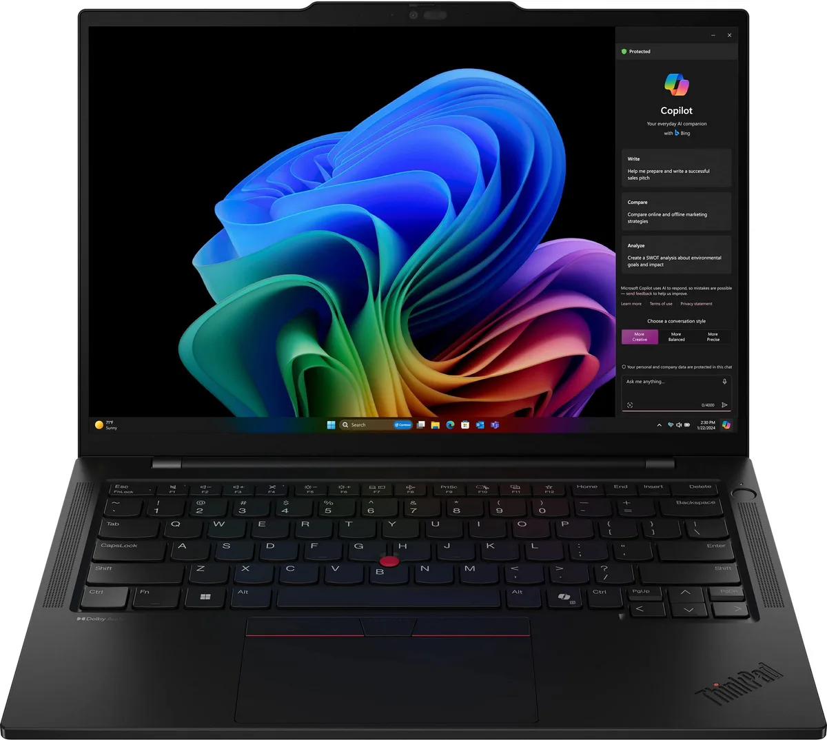 Ноутбук Lenovo ThinkPad T14s-G6 14" WUXGA IPS AG, Intel U7-255U, 32GB, F1TB, UMA, Win11P, чорний