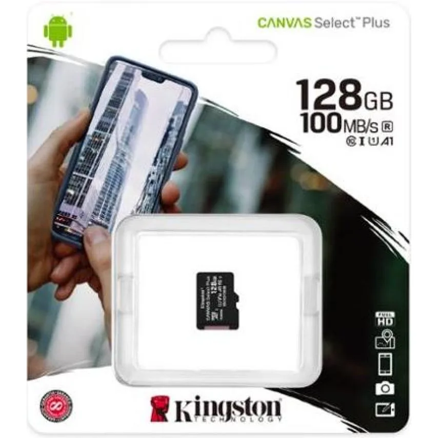 Карта пам'яті Kingston MicroSDXC 128Гб Class 10 UHS-I