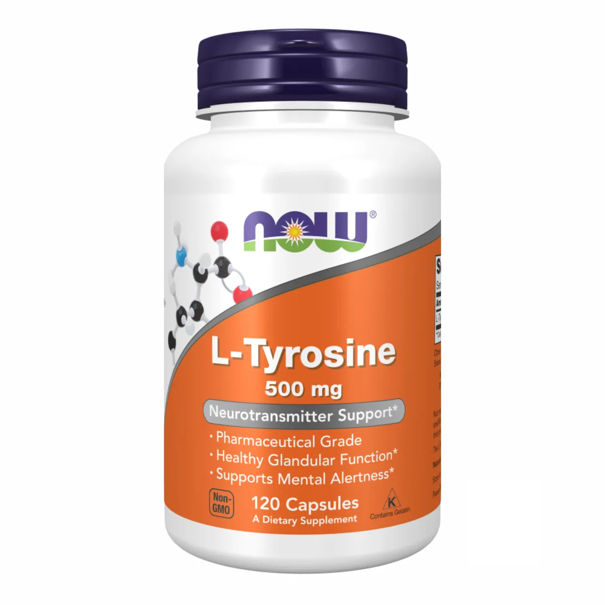 L-TYROSINE 500мг Now Foods 120 капсул