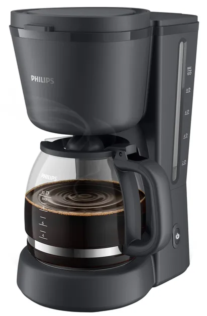 Кавоварка крапельна Philips 1000 Вт скло 1,2 л сірий