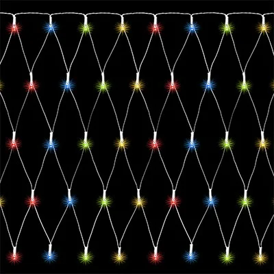 Гірлянда сітка 2х2 м 200 LED мультиколірна