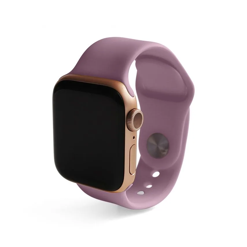 Ремешок Apple силиконовый 38-40мм S/M фиолетовый