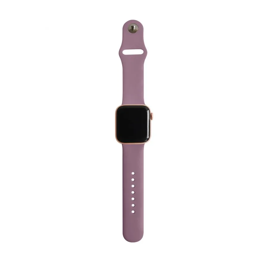 Ремешок Apple силиконовый 38-40мм S/M фиолетовый