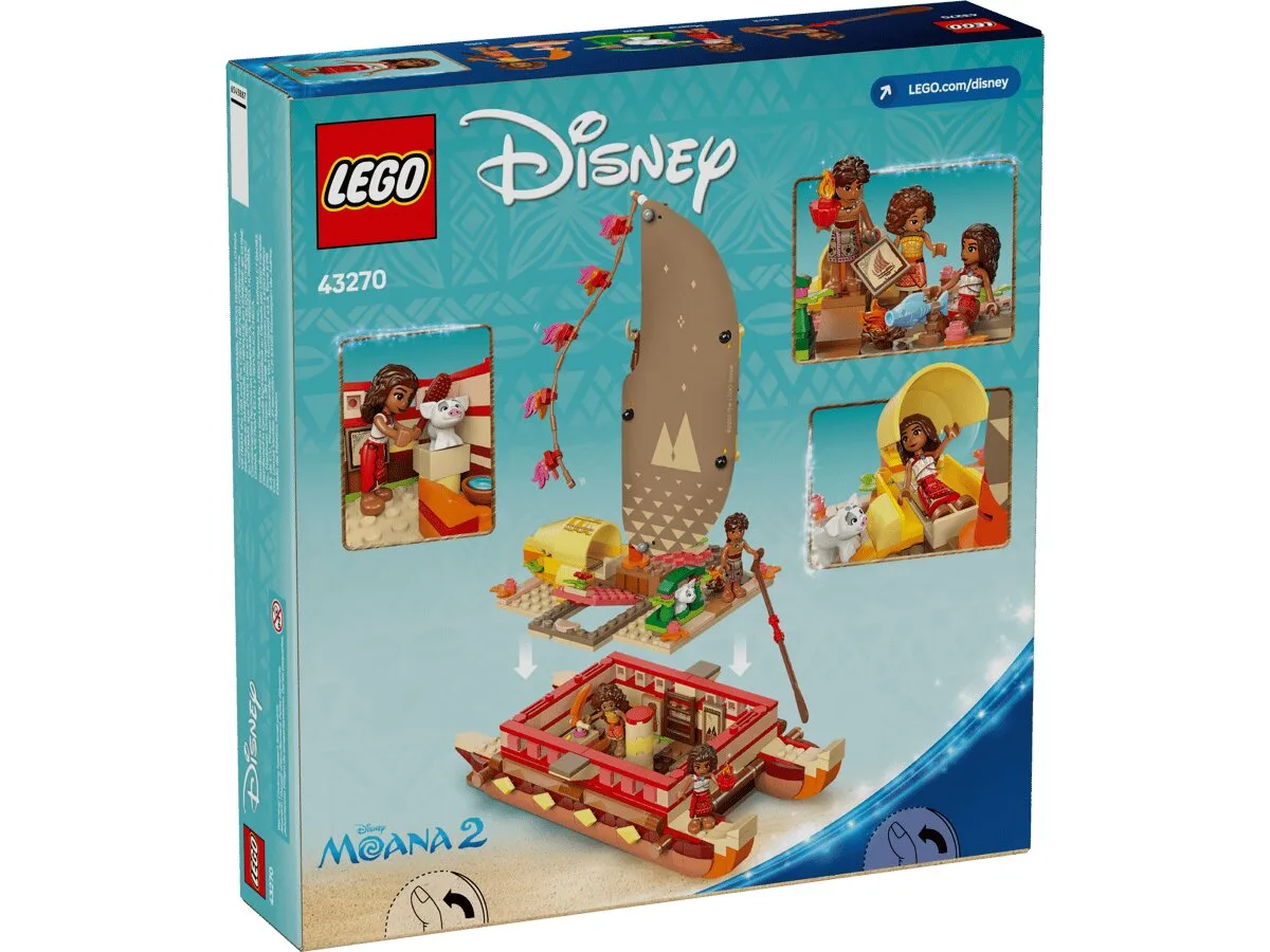 Конструктор LEGO Disney Princess 6+ різнокольоровий каное з персонажами