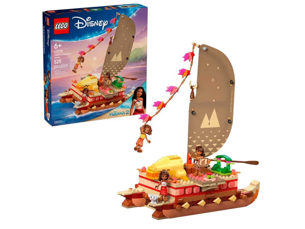 Конструктор LEGO Disney Princess 6+ різнокольоровий каное з персонажами