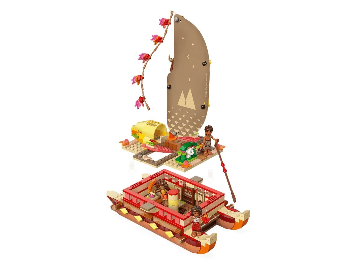 Конструктор LEGO Disney Princess 6+ різнокольоровий каное з персонажами