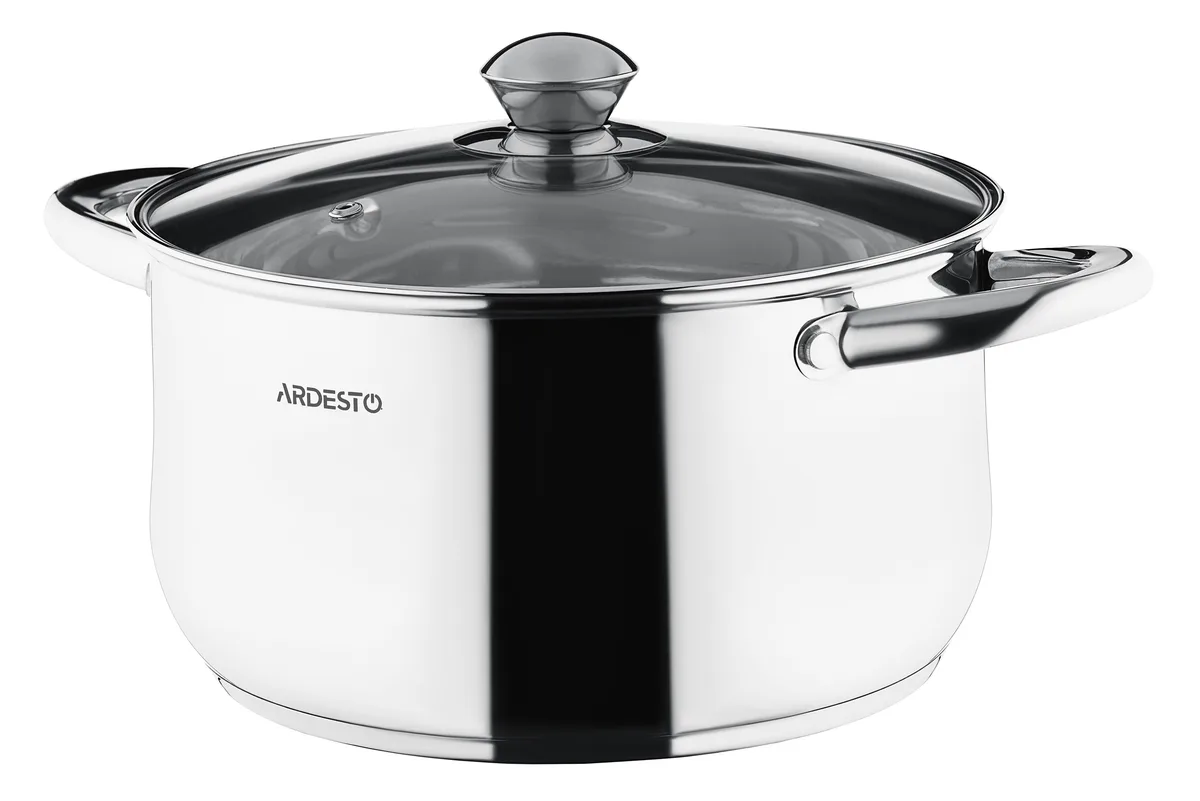 Набір кухонного посуду ARDESTO Gemini Gourmet Varese, 10 одиниць, з нержавіючої сталі.