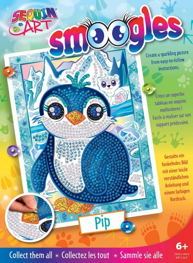 Набір для творчості Sequin Art Smoogles Пінгвін 25*34см