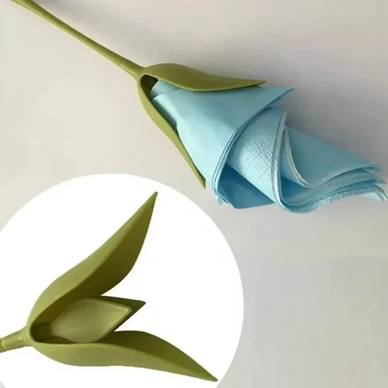 Набір серветниць Bloom пластик 200х60 мм ніжно-зелений 4 шт