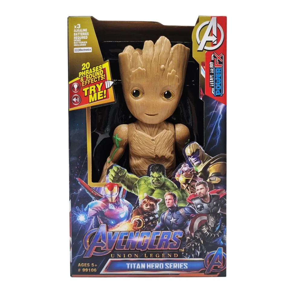 Ігрова фігурка Marvel Bambi пластик 28 см Грут зі світлом і звуком