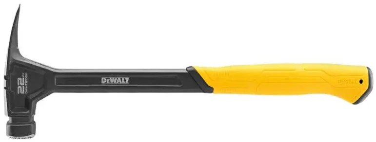 Молоток столярний DeWALT RIP-CLAW 624г з металевим гумовим руків'ям для забивання цвяхів та демонтажу