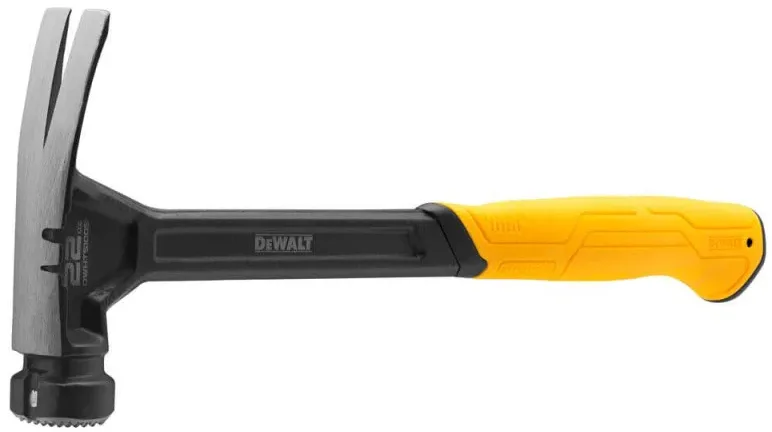 Молоток столярний DeWALT RIP-CLAW 624г з металевим гумовим руків'ям для забивання цвяхів та демонтажу
