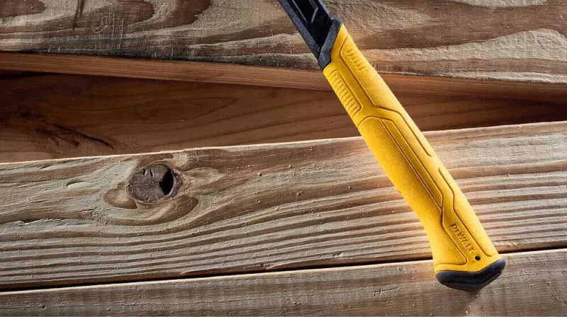 Молоток столярний DeWALT RIP-CLAW 624г з металевим гумовим руків'ям для забивання цвяхів та демонтажу