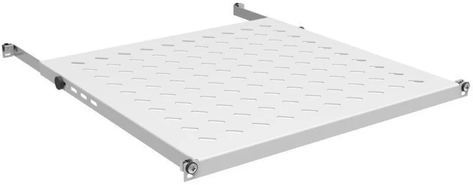 Полиця ZPAS 19", 0.5U, глибина 550 мм, кріплення 550-650 мм, 70кг максимально, сіра