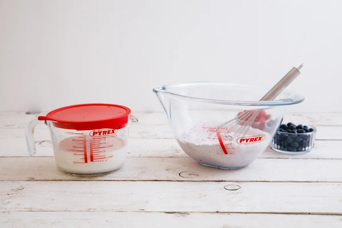 Мірна кружка PYREX жаростійке скло 1 л прозора