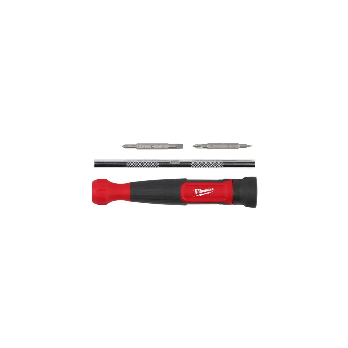 Викрутка Milwaukee прецизійна двосторонні наконечники PH00 SL 0,23x1,5 PH0 SL 0,5x3 4 шт
