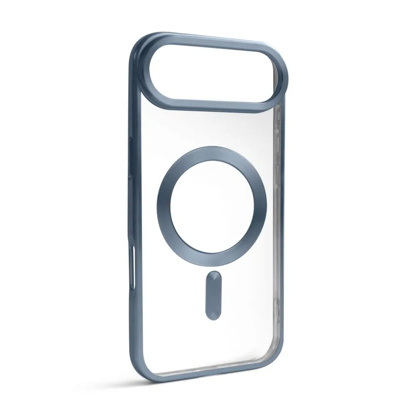 Чохол MagSafe для Apple iPhone 17 Air матовий синій пластик силікон