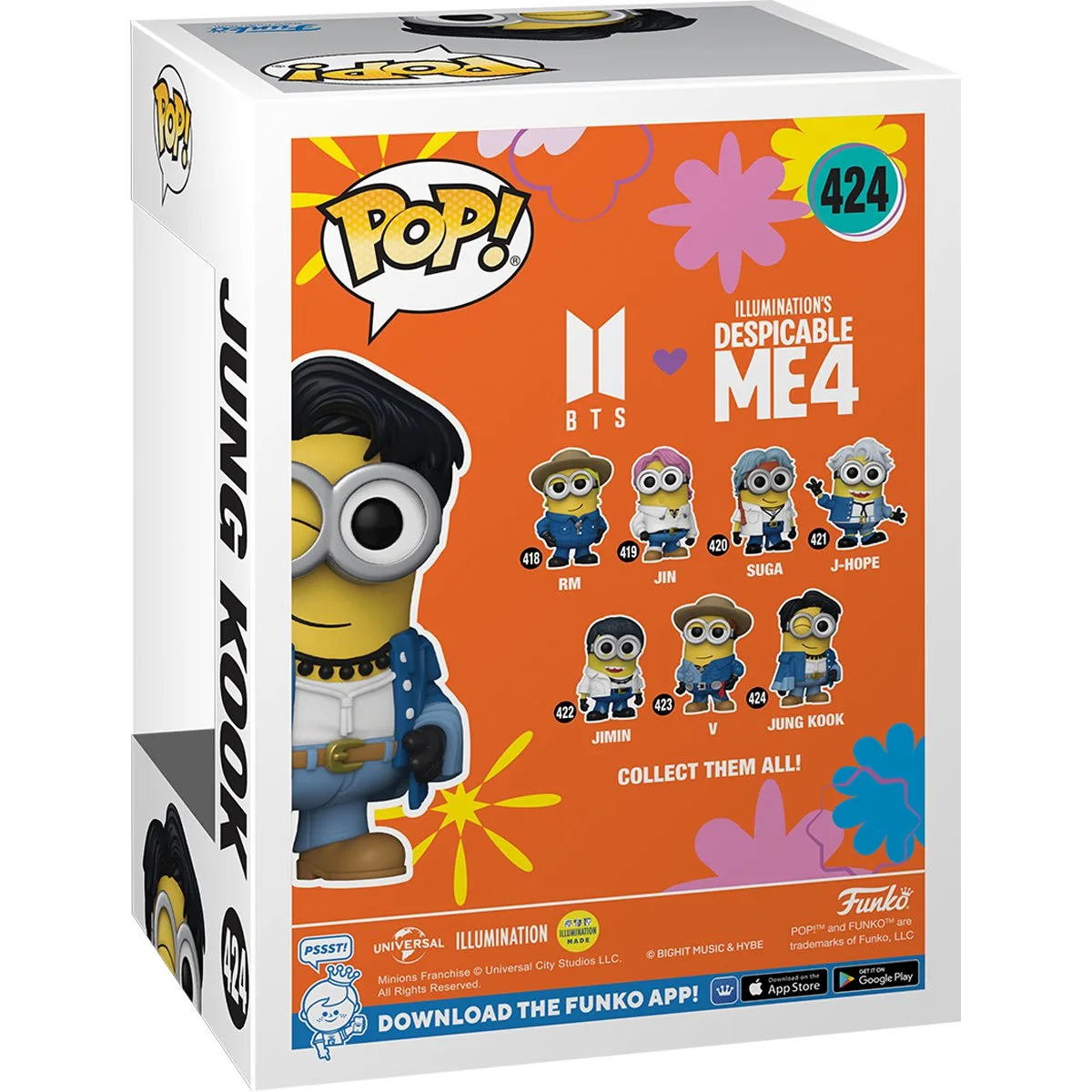 Фигурка Funko POP Rocks: Minions X BTS - Jung Kook