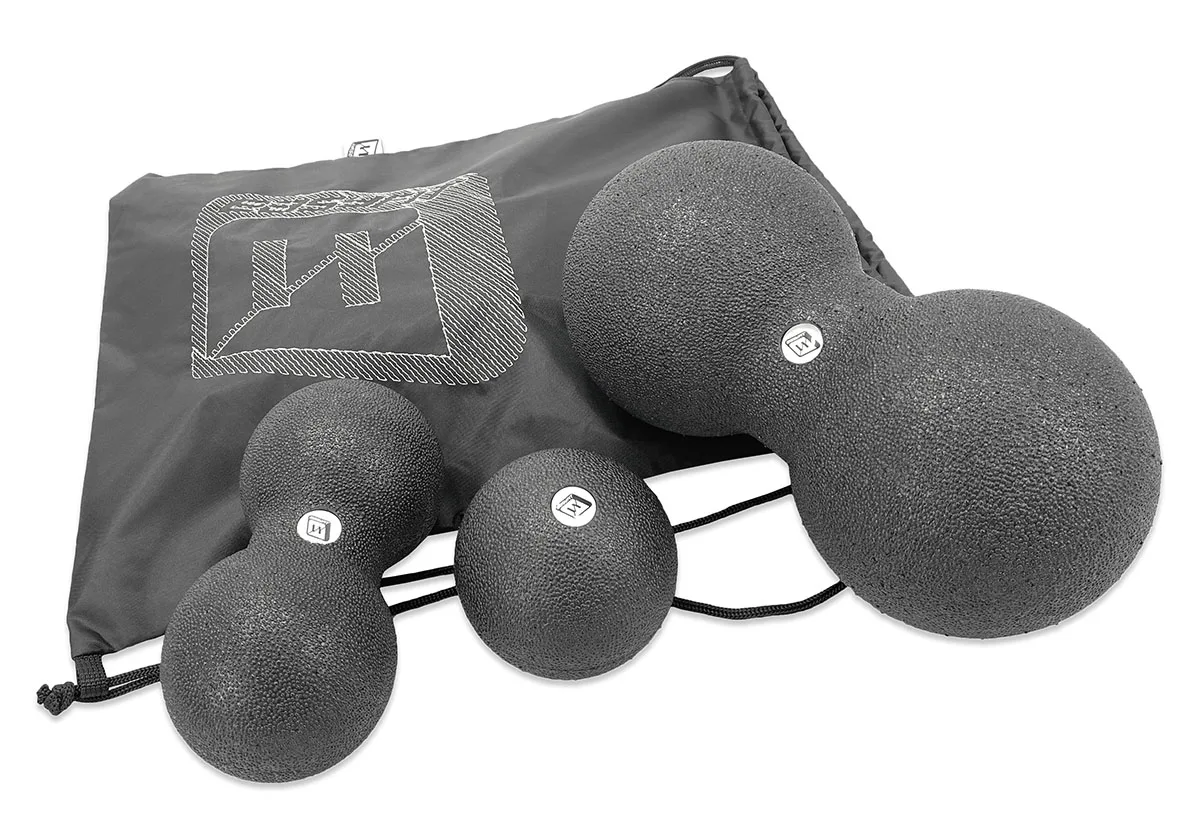 Набір масажних м'ячиків EasyFit ЄПП 23х12 см 16х8 см 8 см