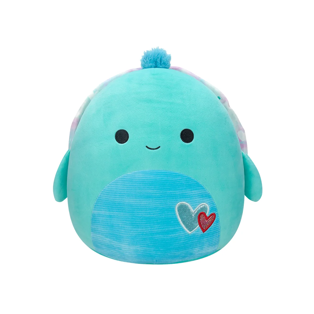 М'яка іграшка Squishmallows поліестер 13 см зелена Черепаха Каскад