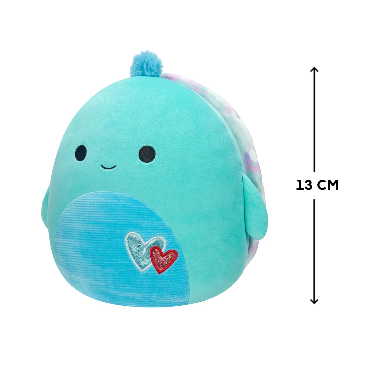 М'яка іграшка Squishmallows поліестер 13 см зелена Черепаха Каскад
