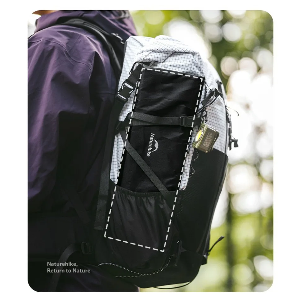 Складаний стіл Naturehike алюміній 31х21 см чорний