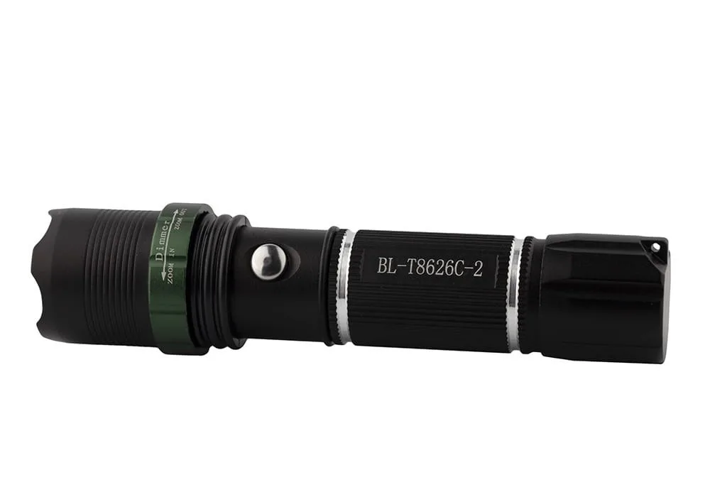 Ліхтар X-BALOG алюмінієвий 2 діоди UV 300 м чорний
