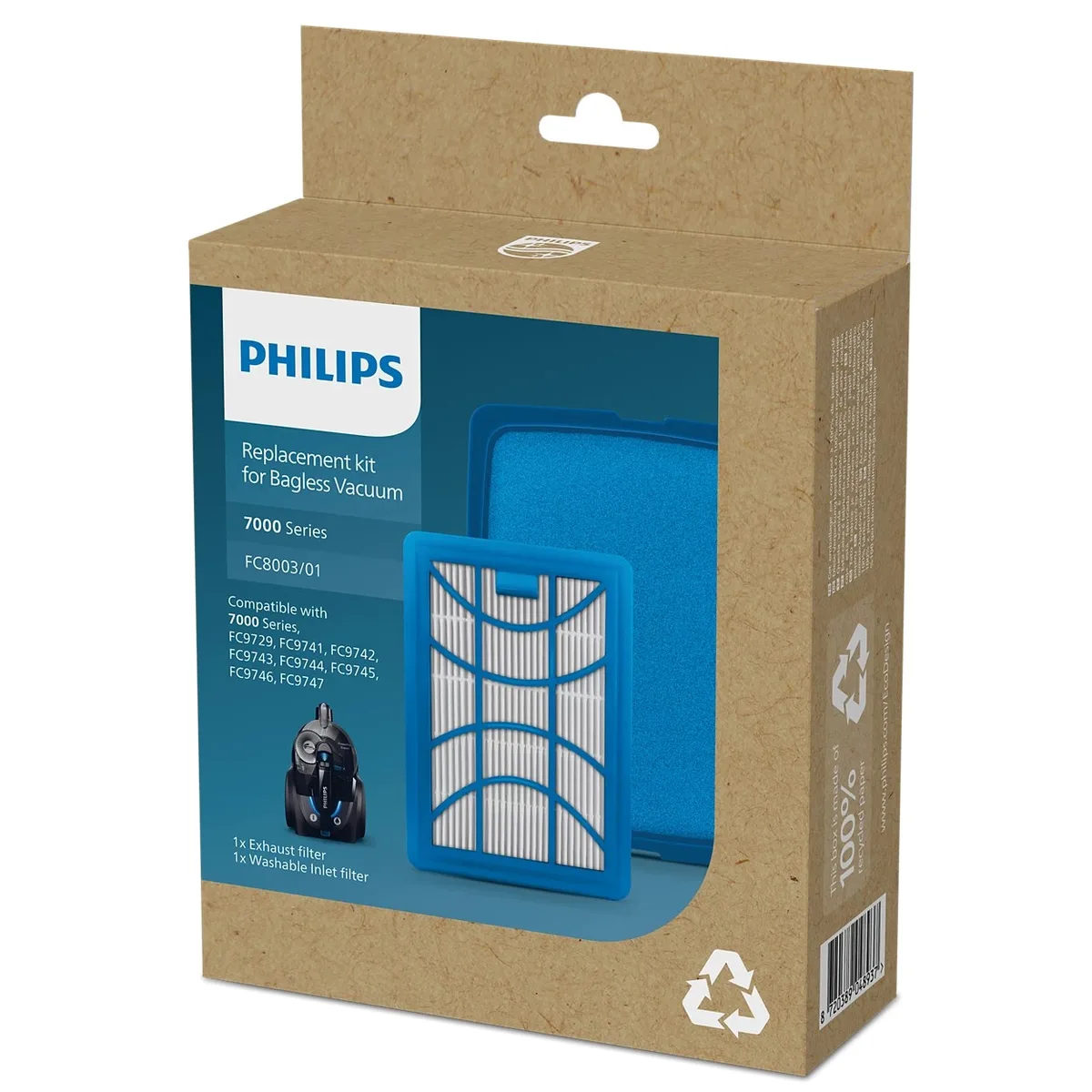 Набір фільтрів для пилососів Philips PowerPro Expert.