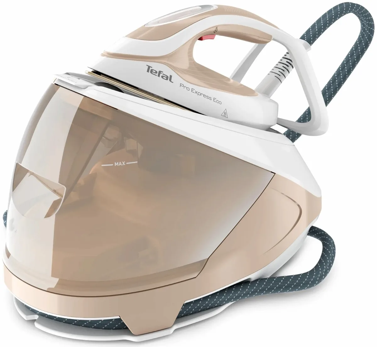 Парогенератор Tefal Pro Express Eco, 2200Вт, 1800мл, потужний паровий удар - 550гр, безперервна подача пари - 140гр, білий.