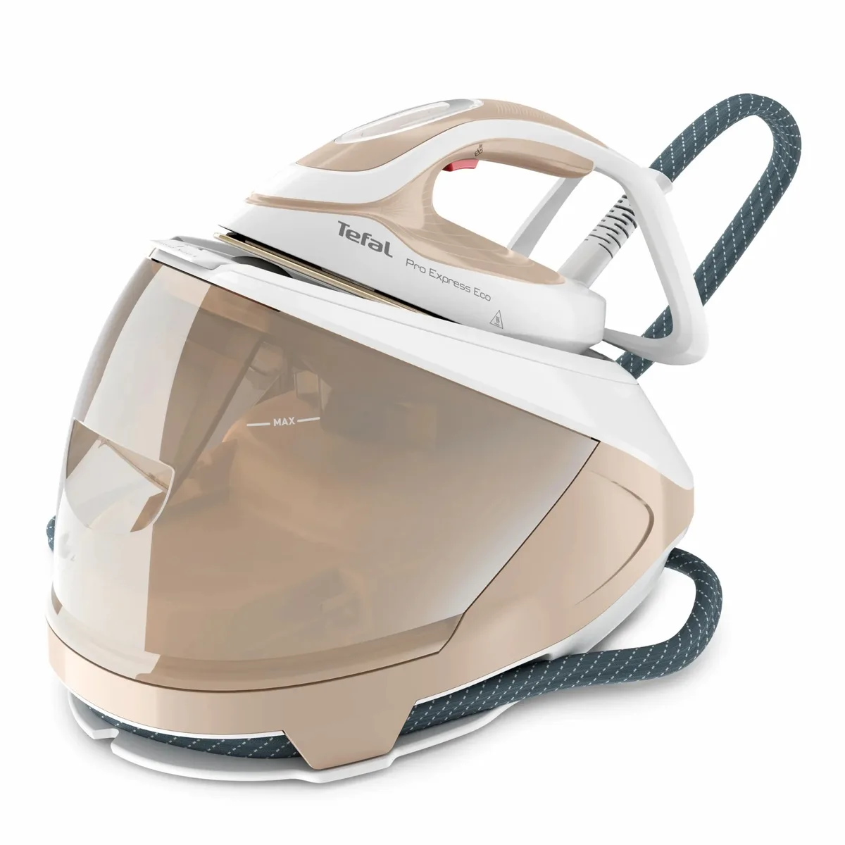 Парогенератор Tefal Pro Express Eco, 2200Вт, 1800мл, потужний паровий удар - 550гр, безперервна подача пари - 140гр, білий.