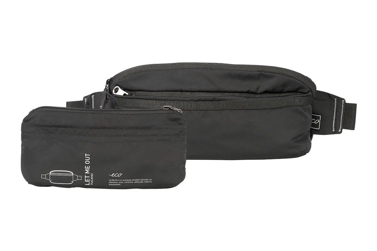 Сумка через плече, розкладна, Tucano Let Me Out Crossbody, чорна