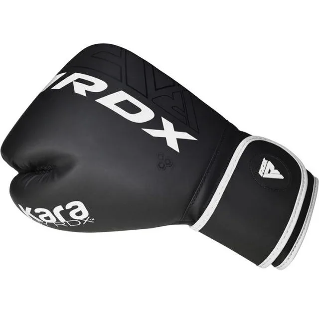 Боксерські рукавиці RDX PU 14 унцій Чорні з капою в комплекті