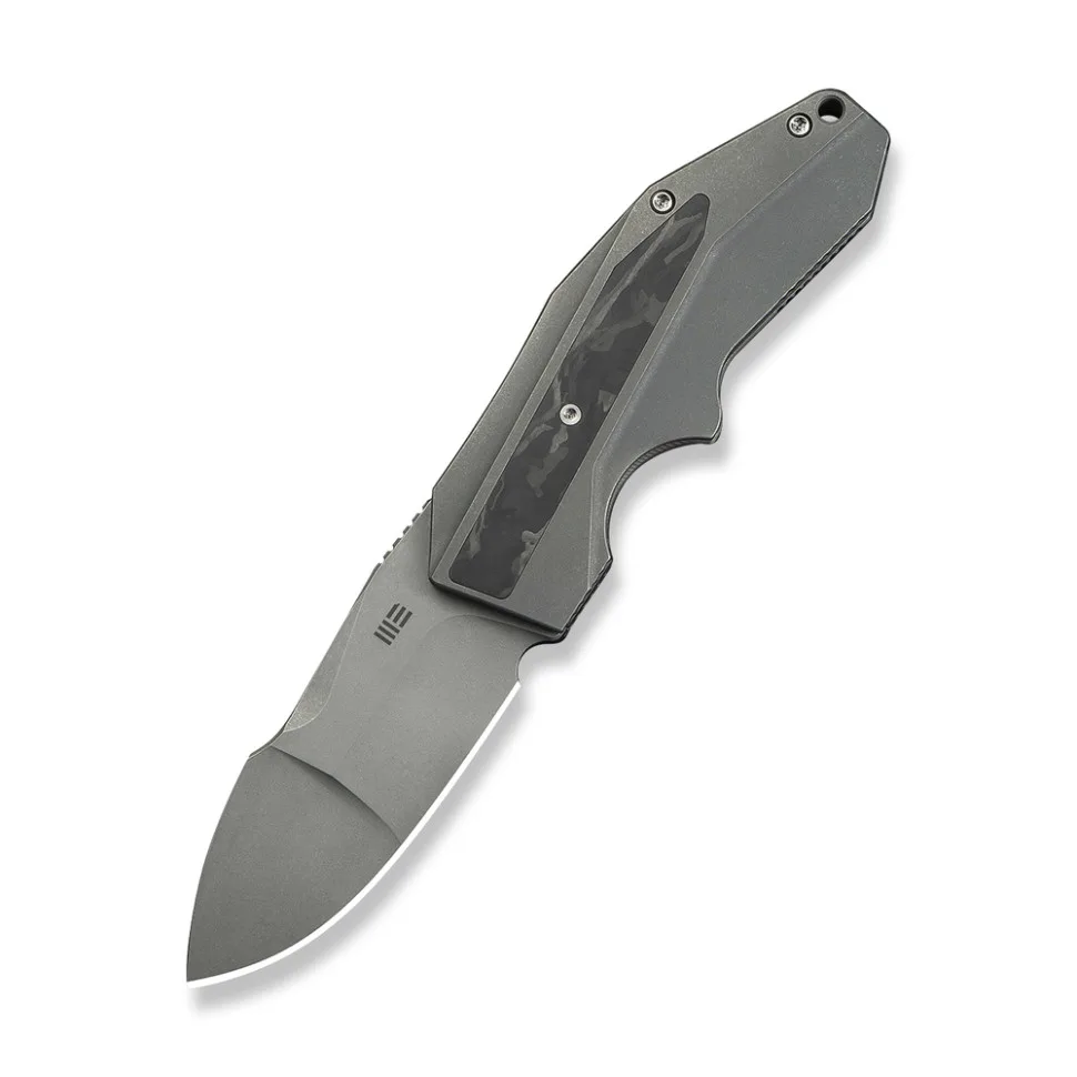 Ніж складаний Weknife титановий 178,5 мм сірий