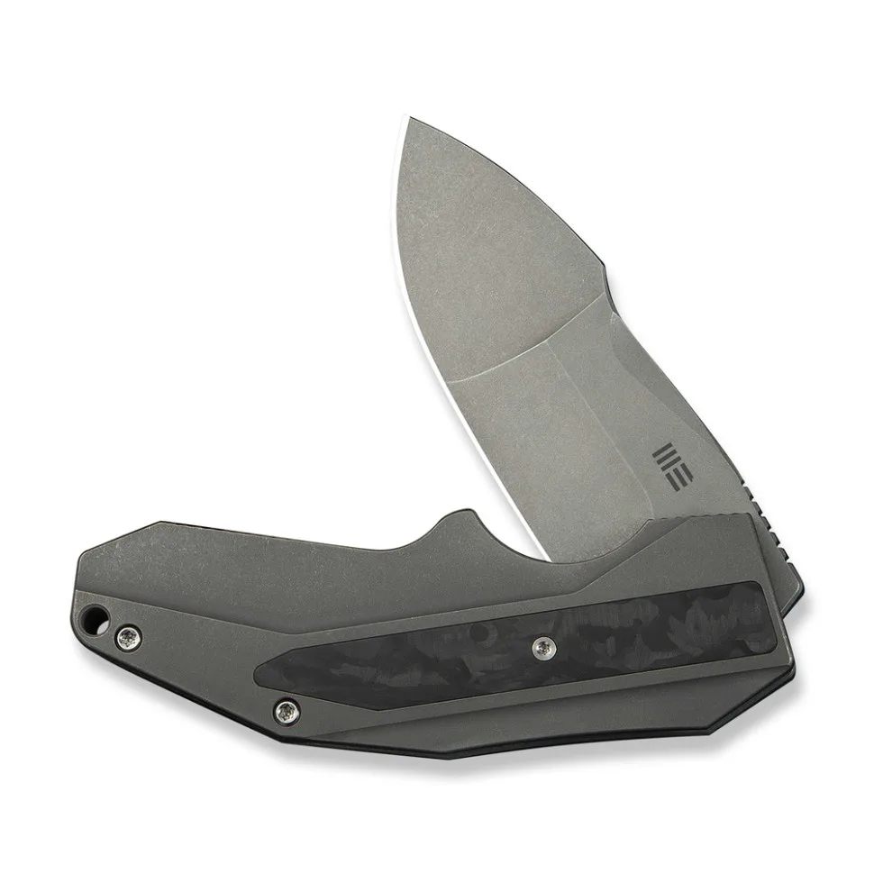 Ніж складаний Weknife титановий 178,5 мм сірий