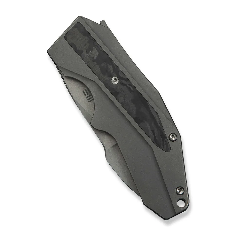 Ніж складаний Weknife титановий 178,5 мм сірий