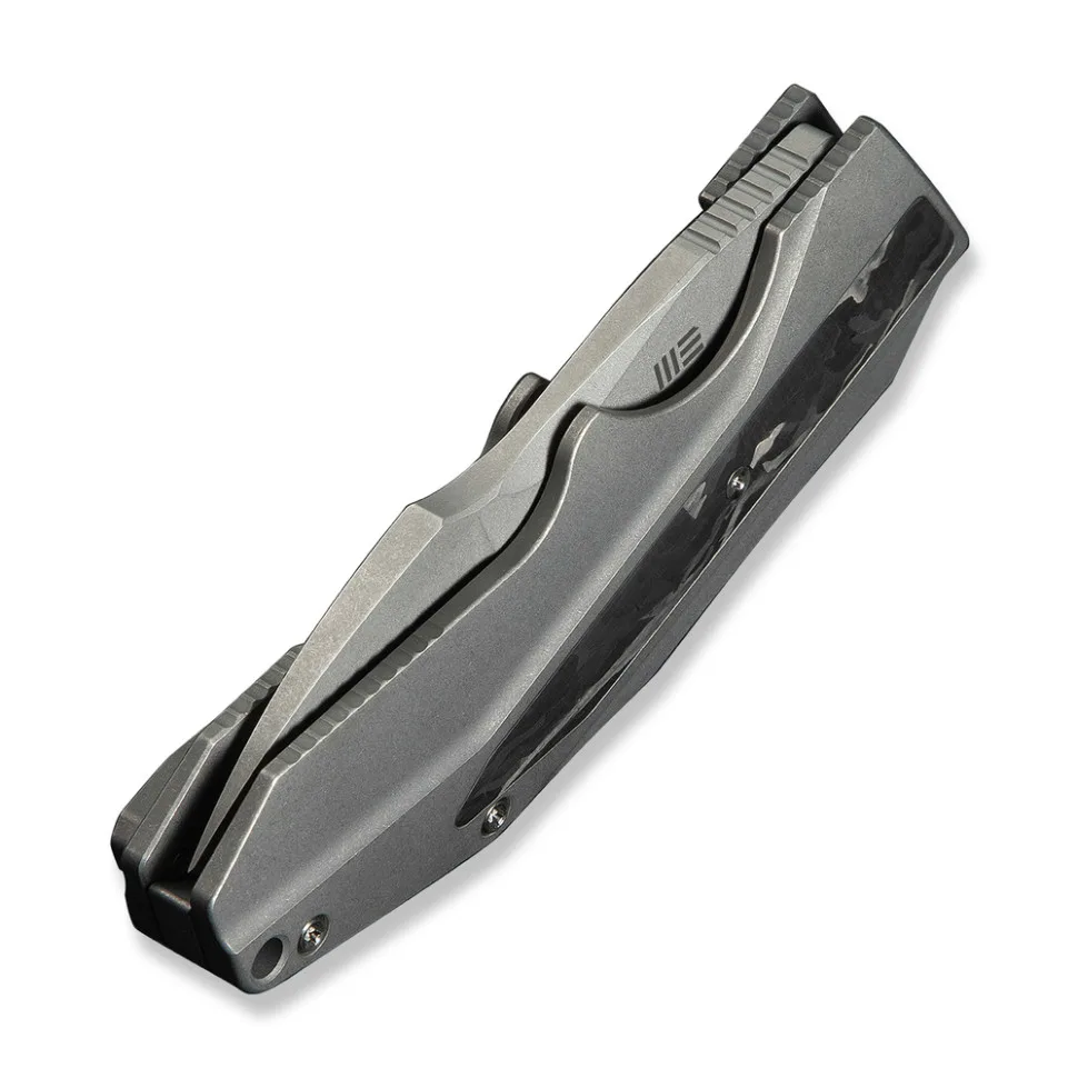Ніж складаний Weknife титановий 178,5 мм сірий