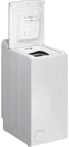 Пральна машина Whirlpool вертикального завантаження, 6 кг, 1000 об/хв, клас енергоефективності C, 60 см, з дисплеєм, біла.