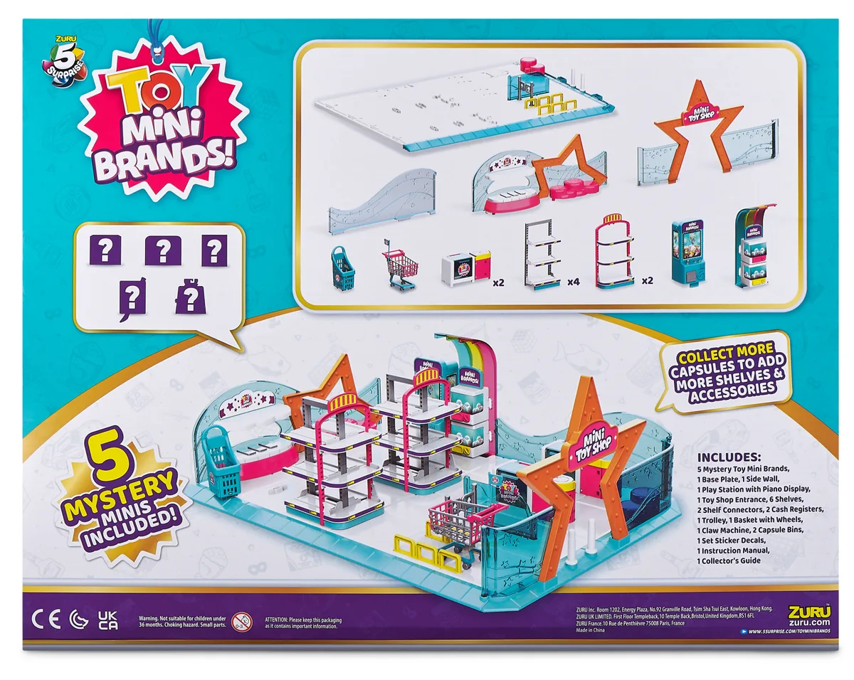 Игровой набор Zuru Mini Brands Магазин игрушек пластик 450х80х350 мм