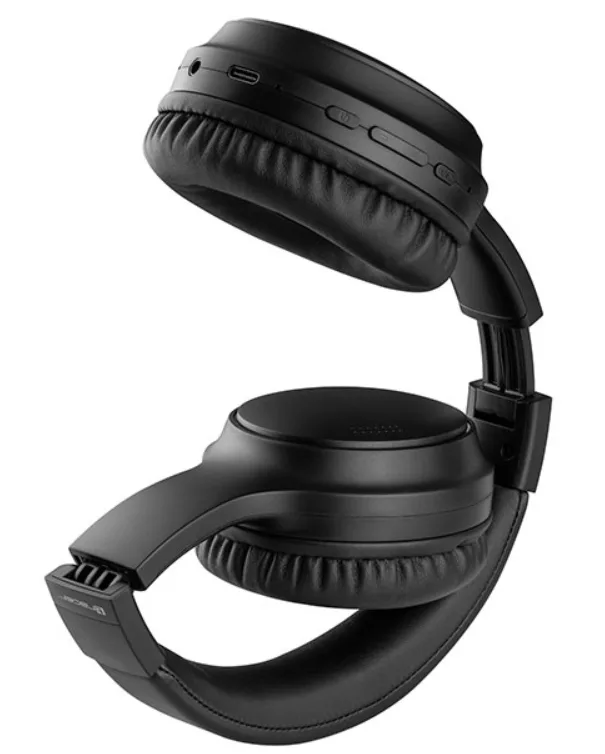 Бездротові навушники Tracer Bluetooth 5.3 повнорозмірні чорні з активним шумоподавленням