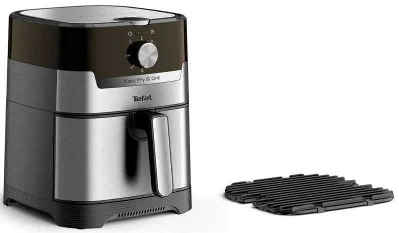 Мультипіч Tefal EasyFryGrill, 1550Вт, 4.2л чаша, механічне управління, температурний діапазон від 80°C до 200°C, пластиковий корпу