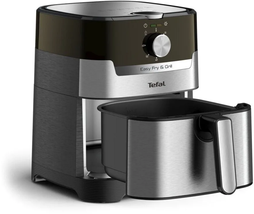 Мультипіч Tefal EasyFryGrill, 1550Вт, 4.2л чаша, механічне управління, температурний діапазон від 80°C до 200°C, пластиковий корпу
